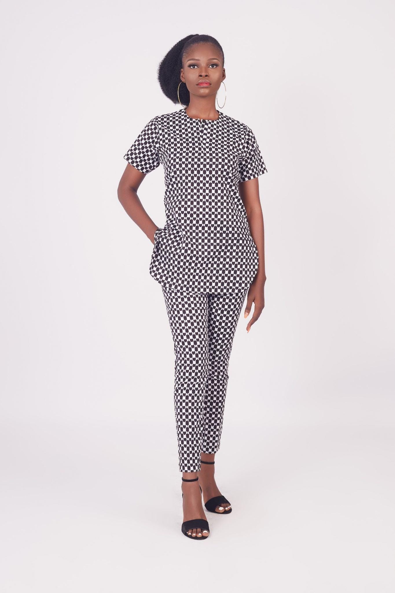 SALAMA Ankara Tunic Top — African print top by Naborhi