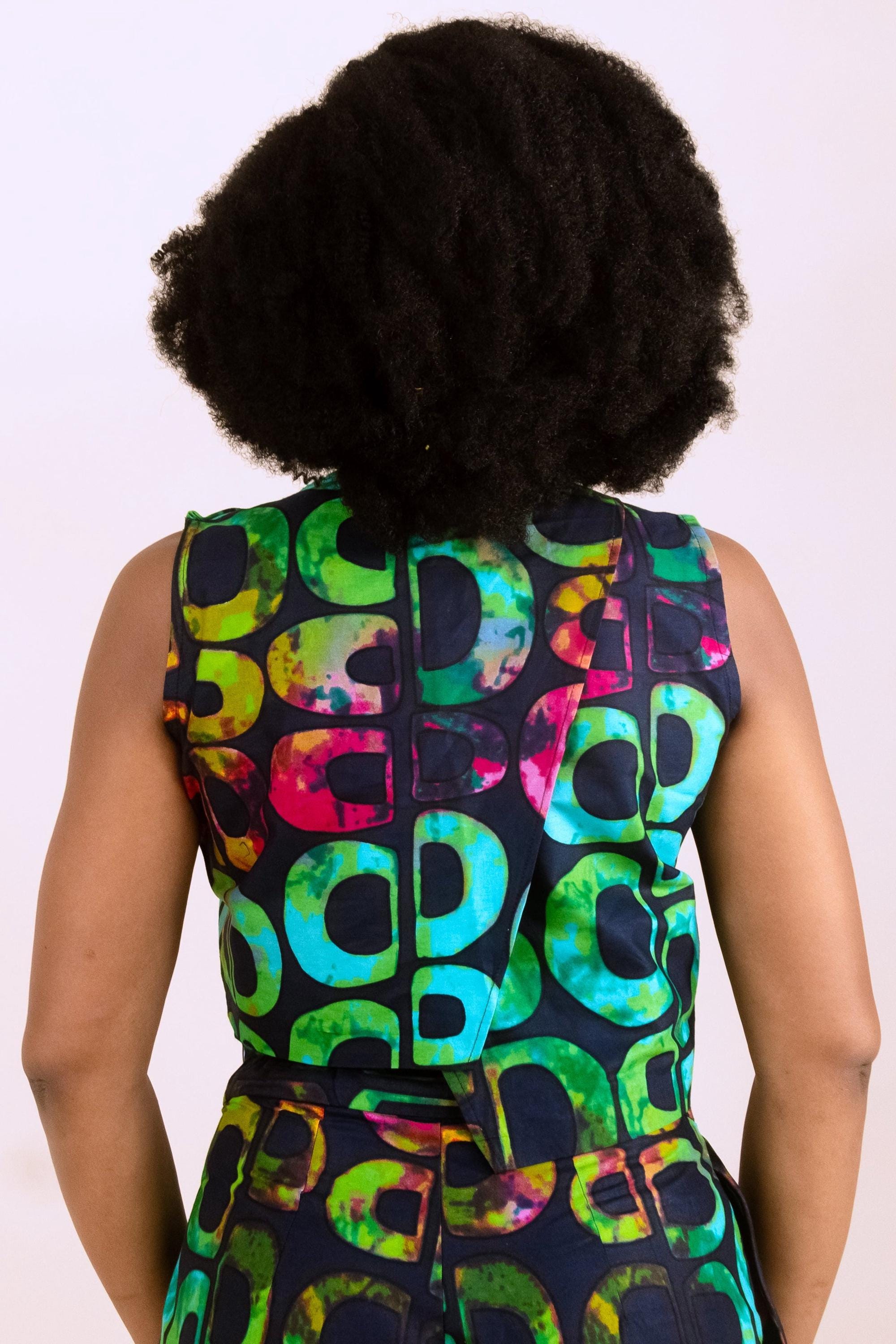 KESANDU Ankara Crop Top — women's African print clothing by Naborhi