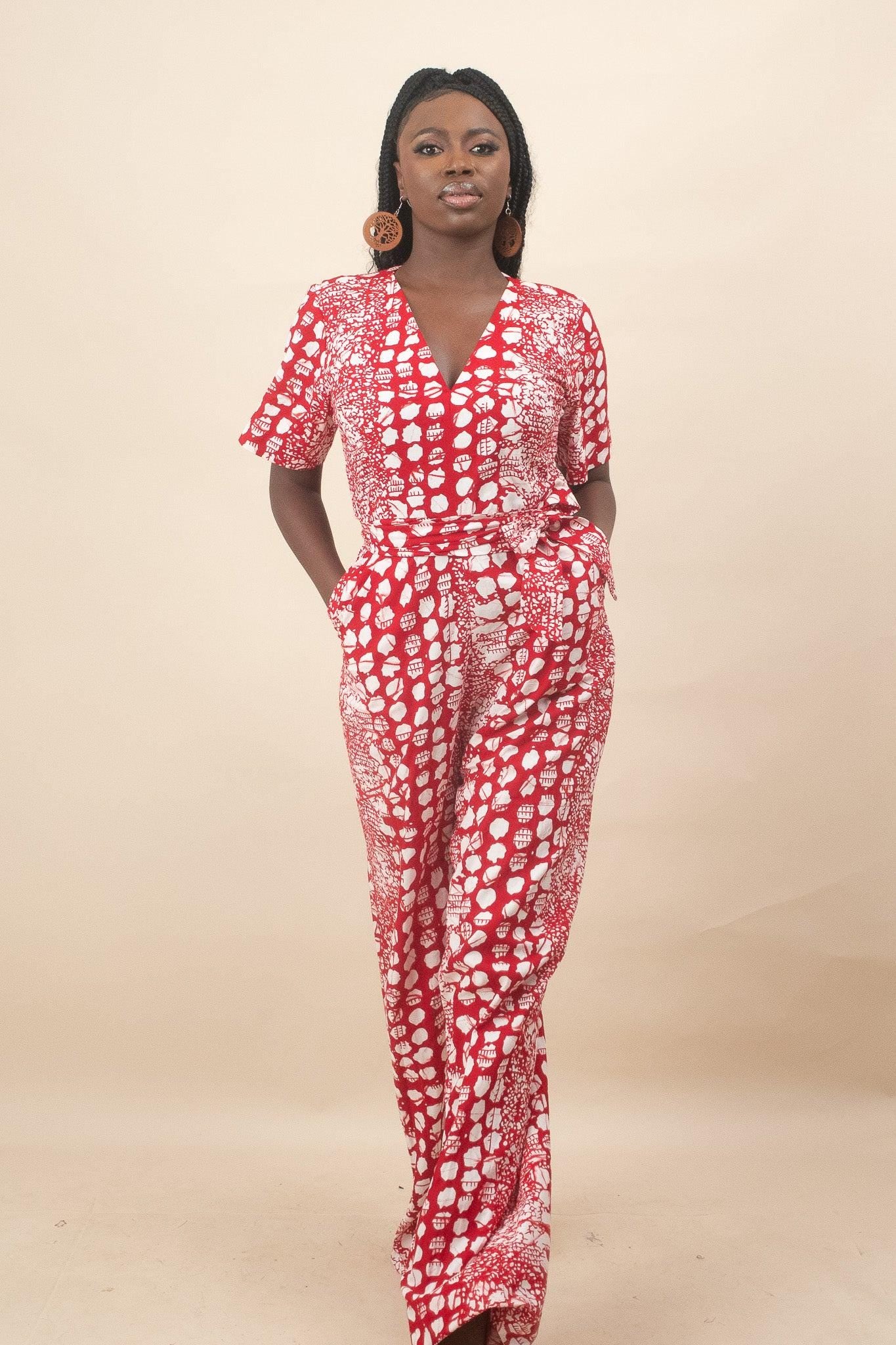 KYAWO Ankara Jumpsuit — African print jumpsuit by Naborhi
