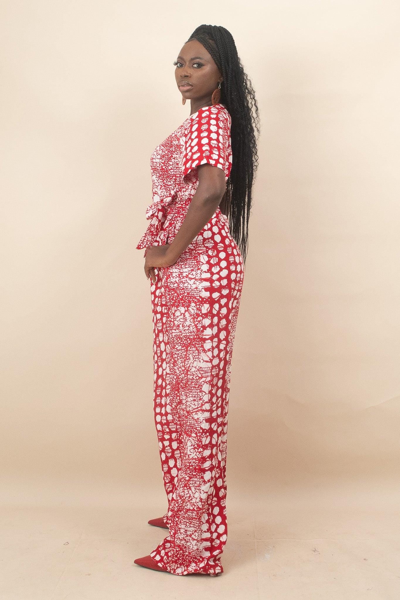 KYAWO Ankara Jumpsuit — women's African print clothing by Naborhi