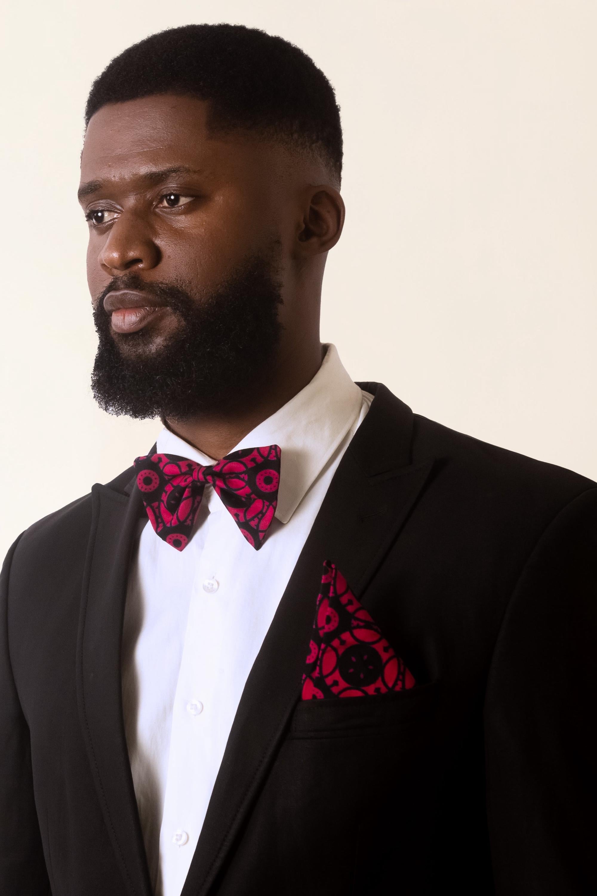 KEYAH Ankara Bow Tie — African print fashion by Naborhi