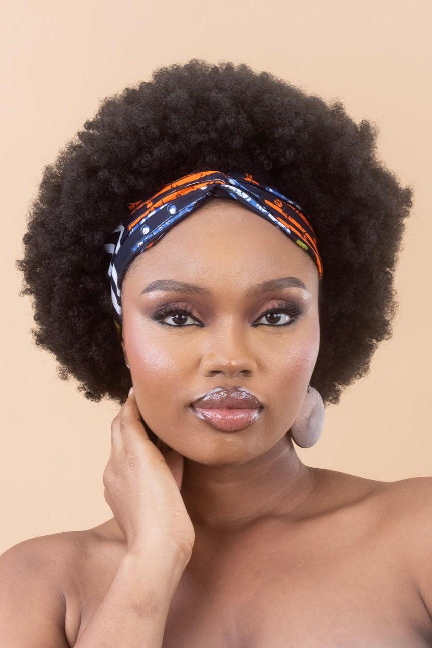 AKINA Ankara Twist Headband — African print fashion by Naborhi