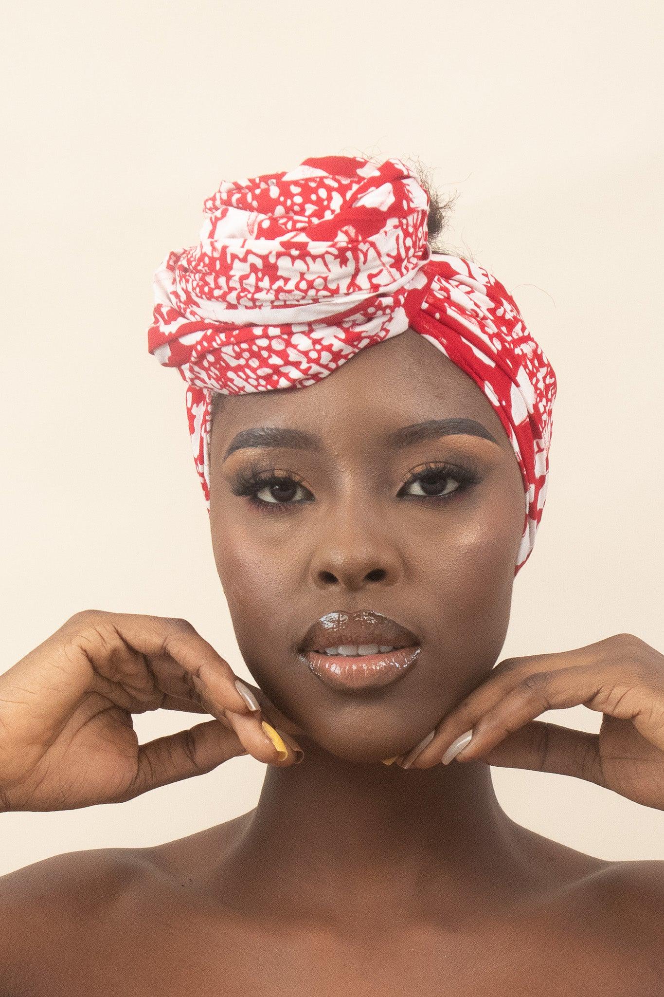 KYAWO Ankara Head Wrap — African print head wrap by Naborhi