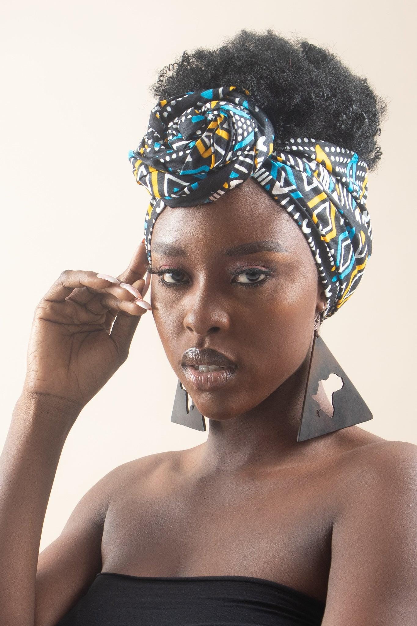 UFOMA Ankara Head Wrap — African print fashion by Naborhi
