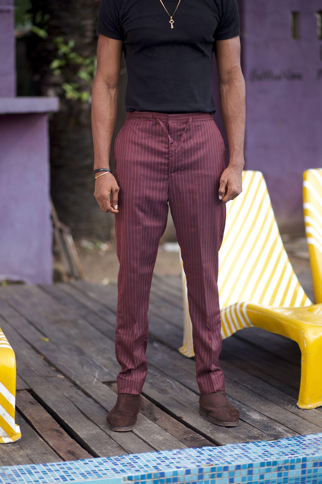 AKIN African Senator Suit detail — handcrafted in Nigeria by Naborhi