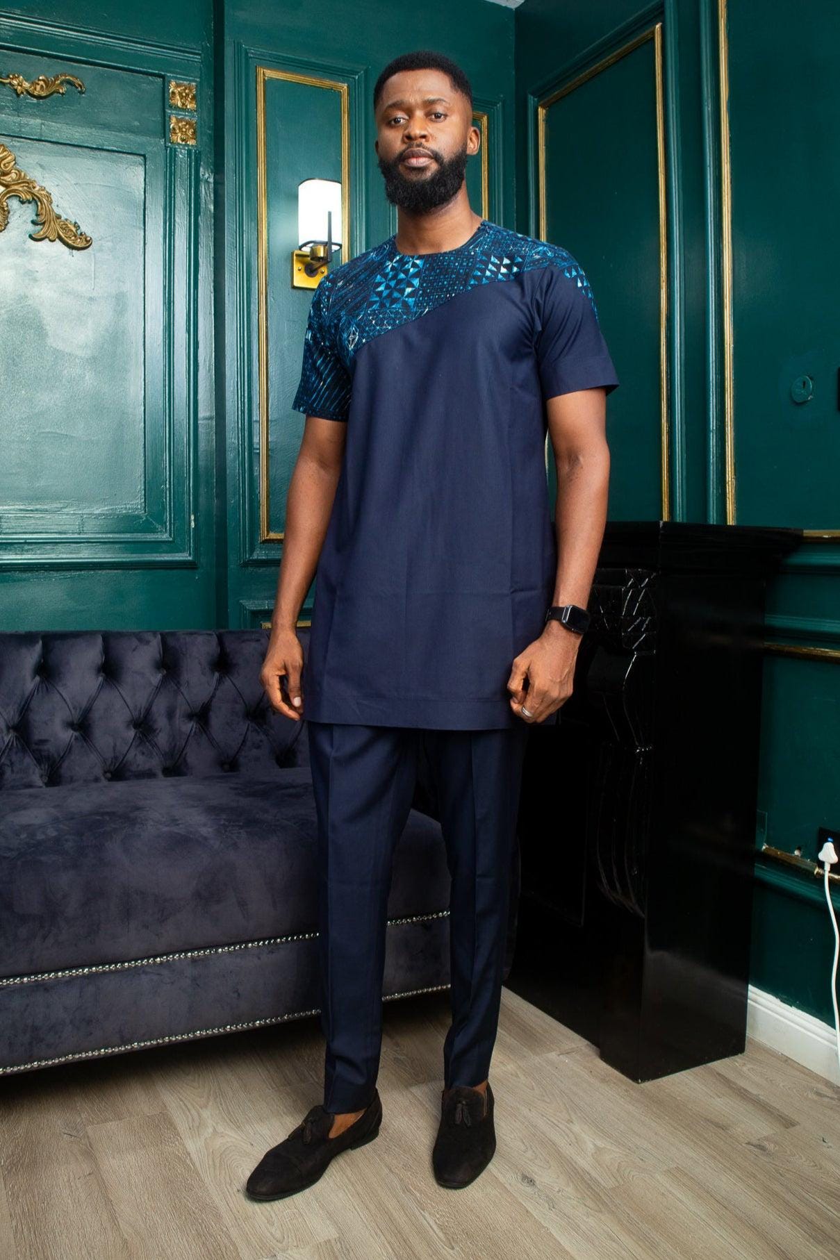 KOBI Ankara Suit — African print suit by Naborhi