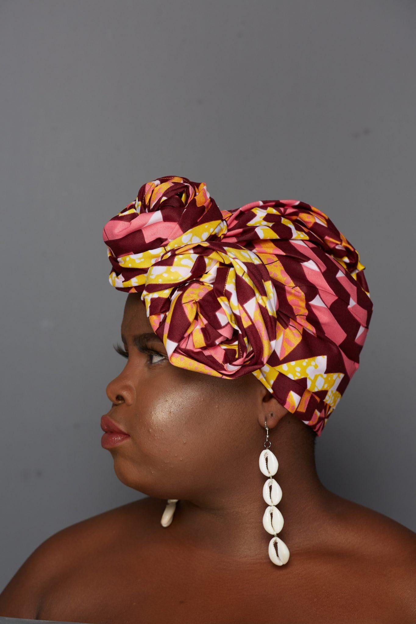 BANOU Ankara Head Wrap — African print head wrap by Naborhi