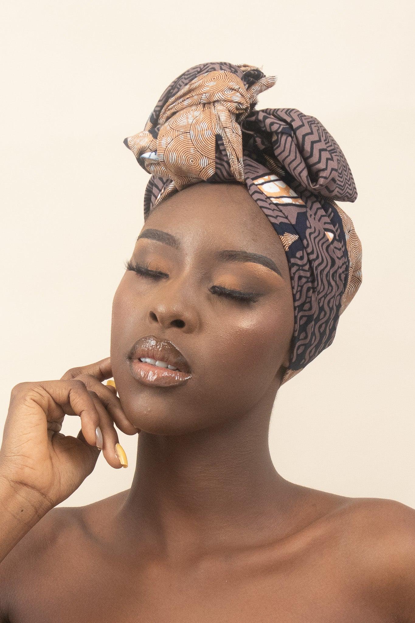 OMOLADE Ankara Head Wrap — African print head wrap by Naborhi