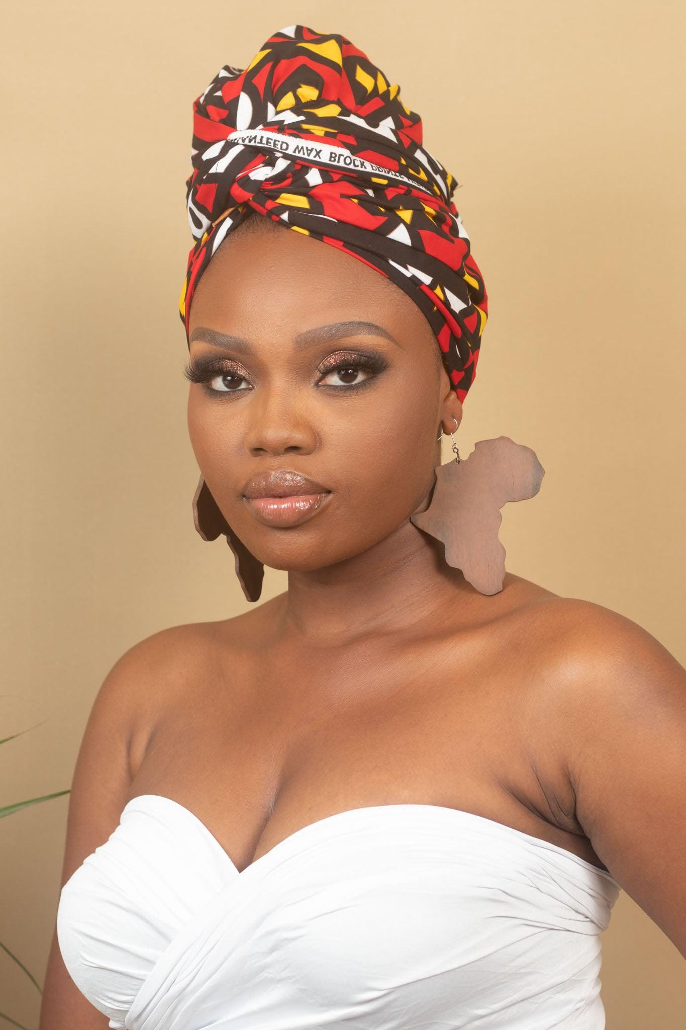 KAMARI Ankara Head Wrap — African print head wrap by Naborhi