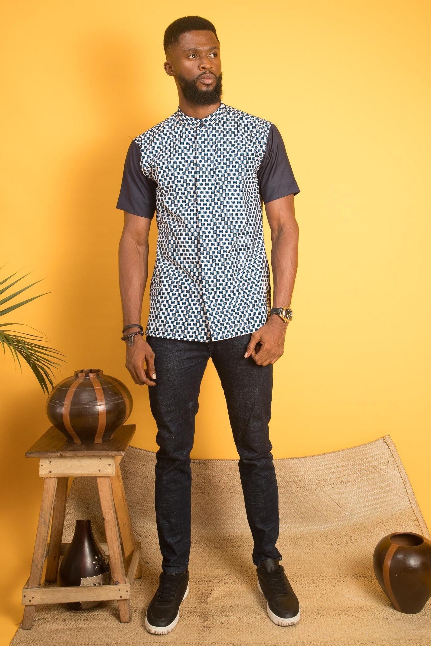 ADISSA Ankara Shirt — African print shirt by Naborhi