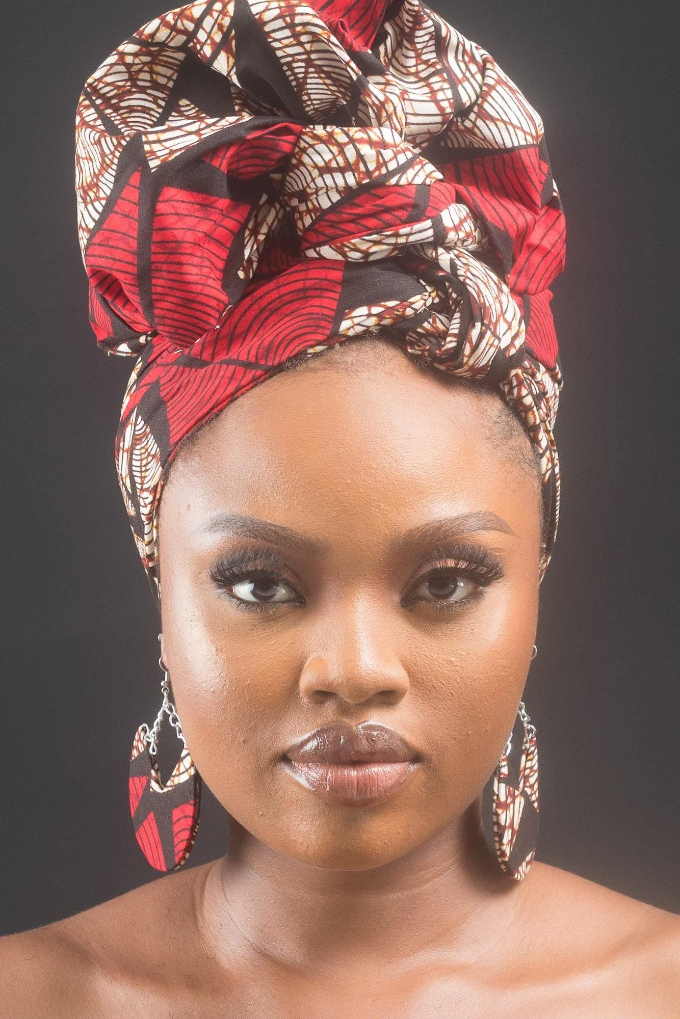 NEEMA Ankara Head Wrap — African print head wrap by Naborhi