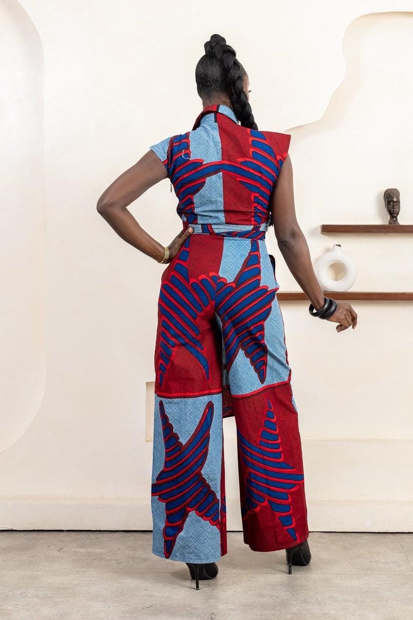 XOLANI Ankara Jumpsuit — made to order African print jumpsuit | Naborhi