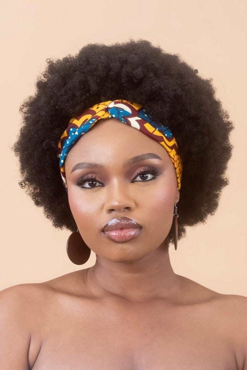 EREBI Ankara Twist Headband — African print headband by Naborhi