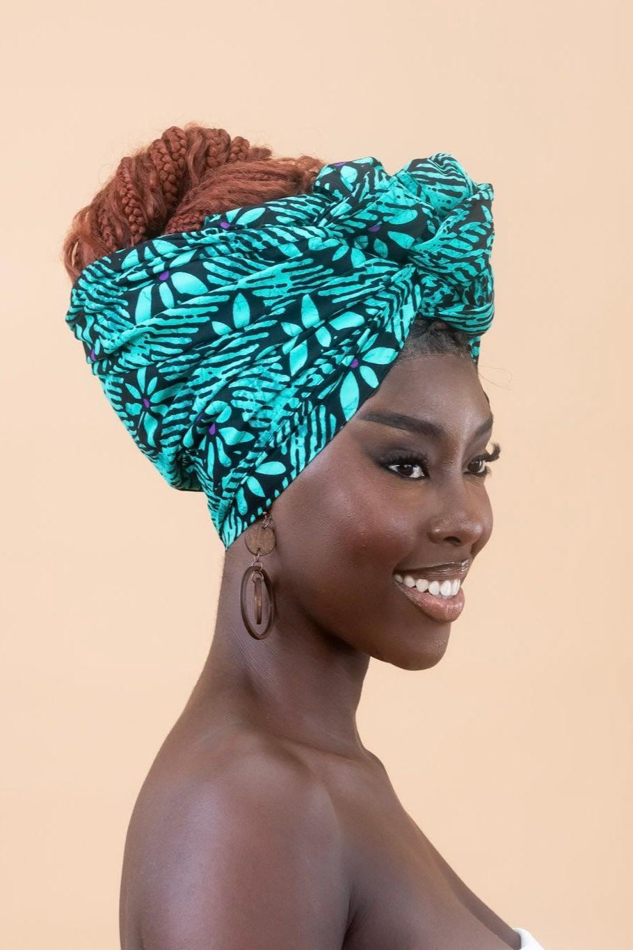 TAJI Ankara Head Wrap — African print fashion by Naborhi
