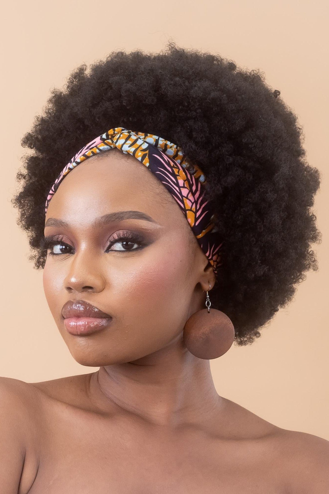 SADE Ankara Twist Headband — African print headband by Naborhi