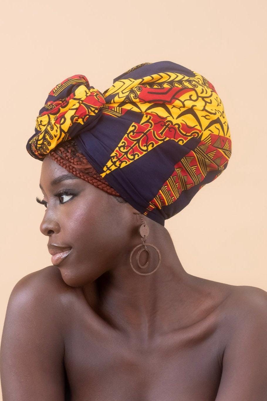 KENNA Ankara Head Wrap — African print fashion by Naborhi