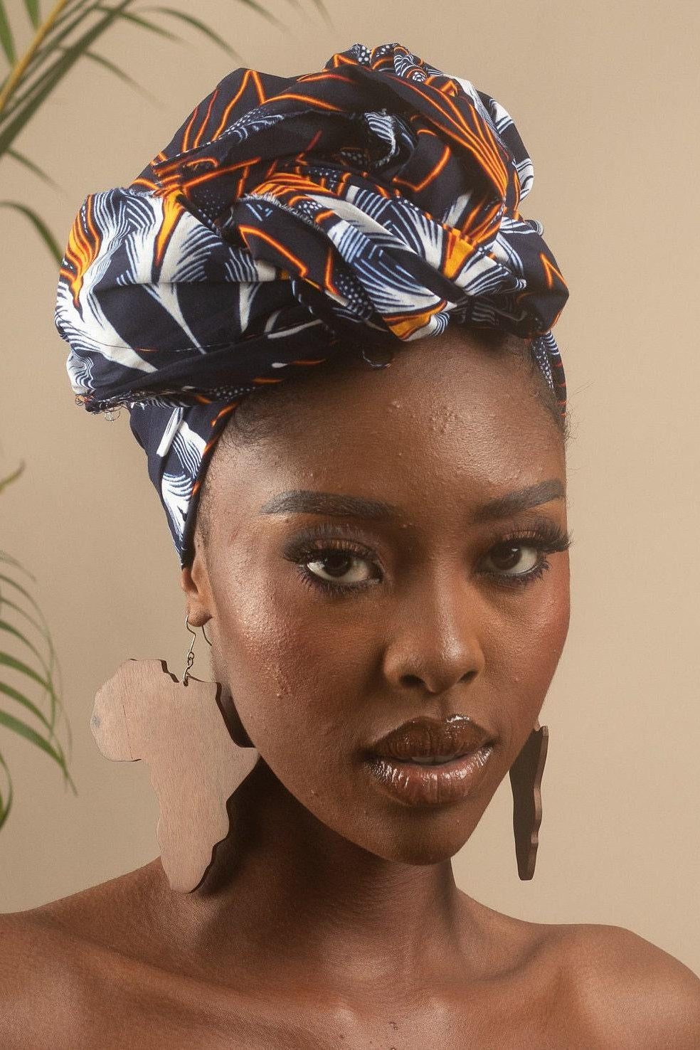 AYANNA Ankara Head Wrap — African print head wrap by Naborhi