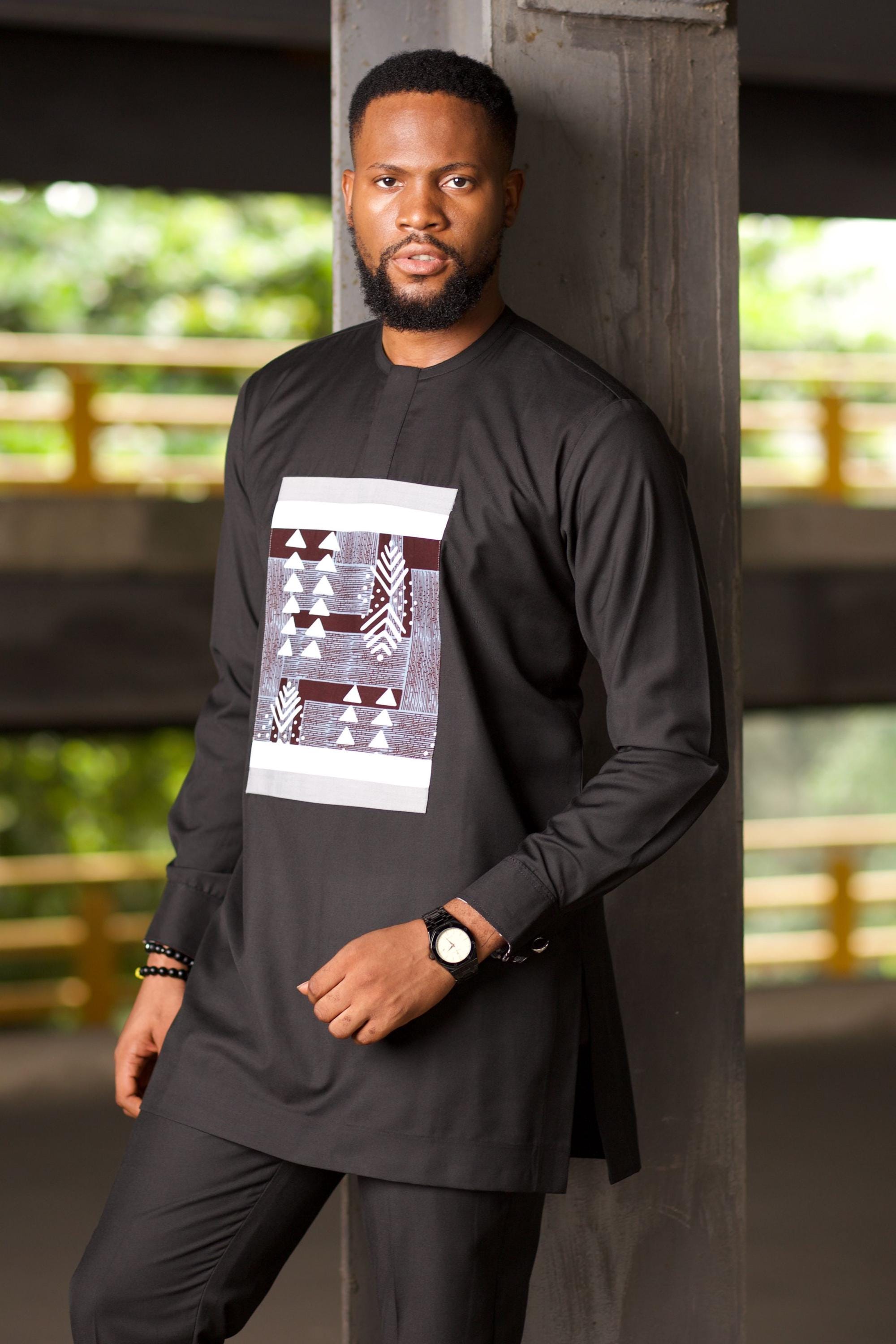 BERHANE Senator Long Sleeve Shirt — men's African clothing by Naborhi
