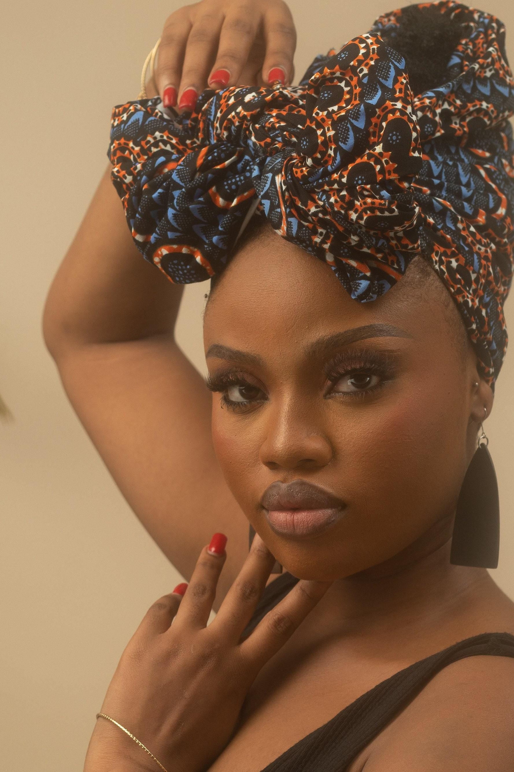 ELEMMA Ankara Head Wrap — African print fashion by Naborhi