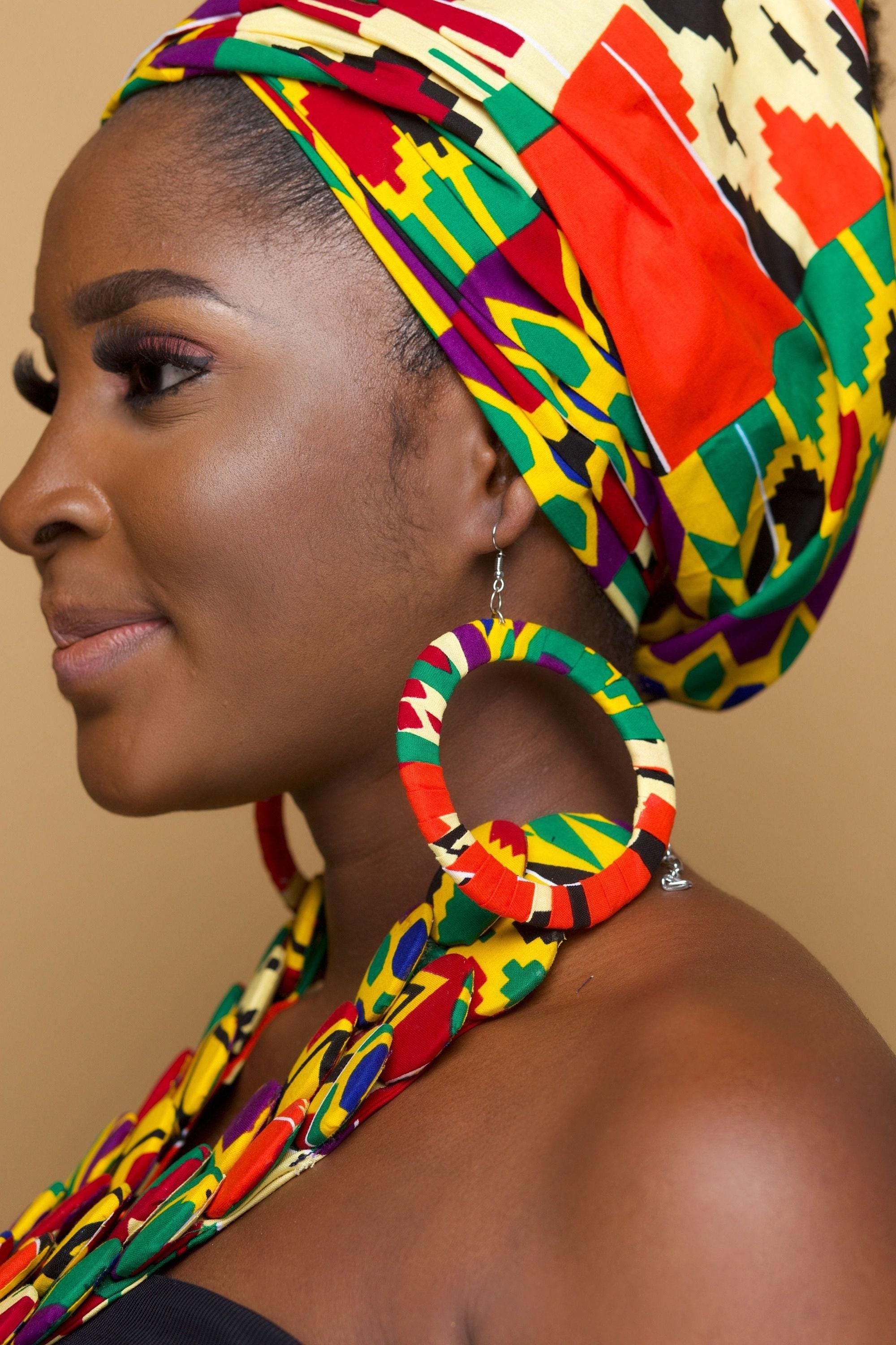 OVIEYA Ankara Head Wrap — African print fashion by Naborhi