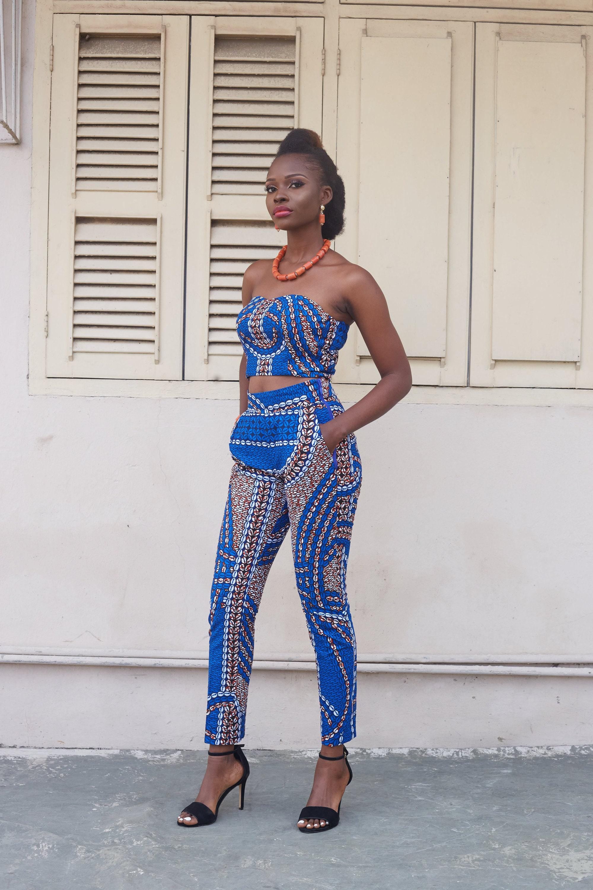 AMADI Ankara Crop Top — African print top by Naborhi