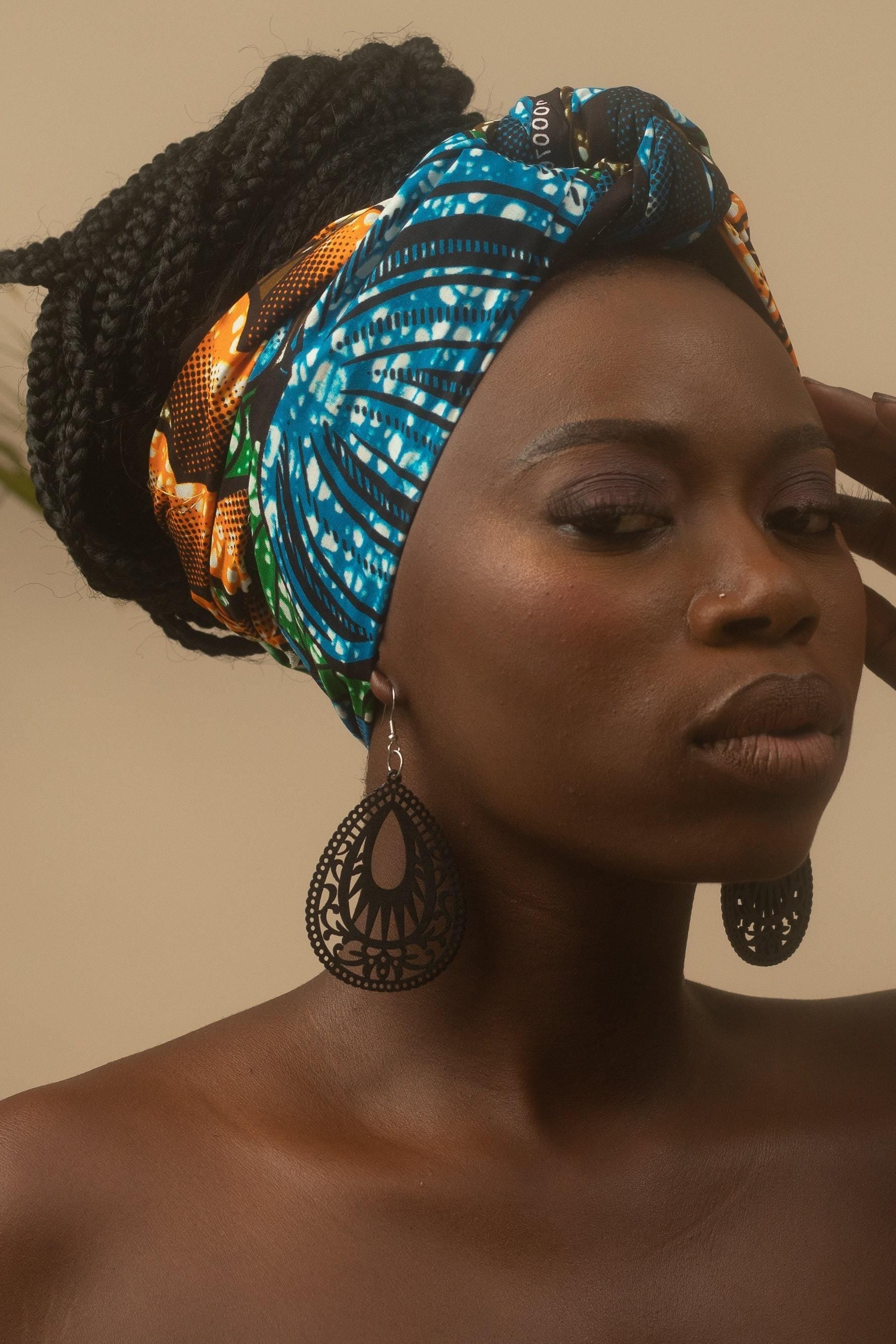 ZARI Ankara Head Wrap — African print head wrap by Naborhi