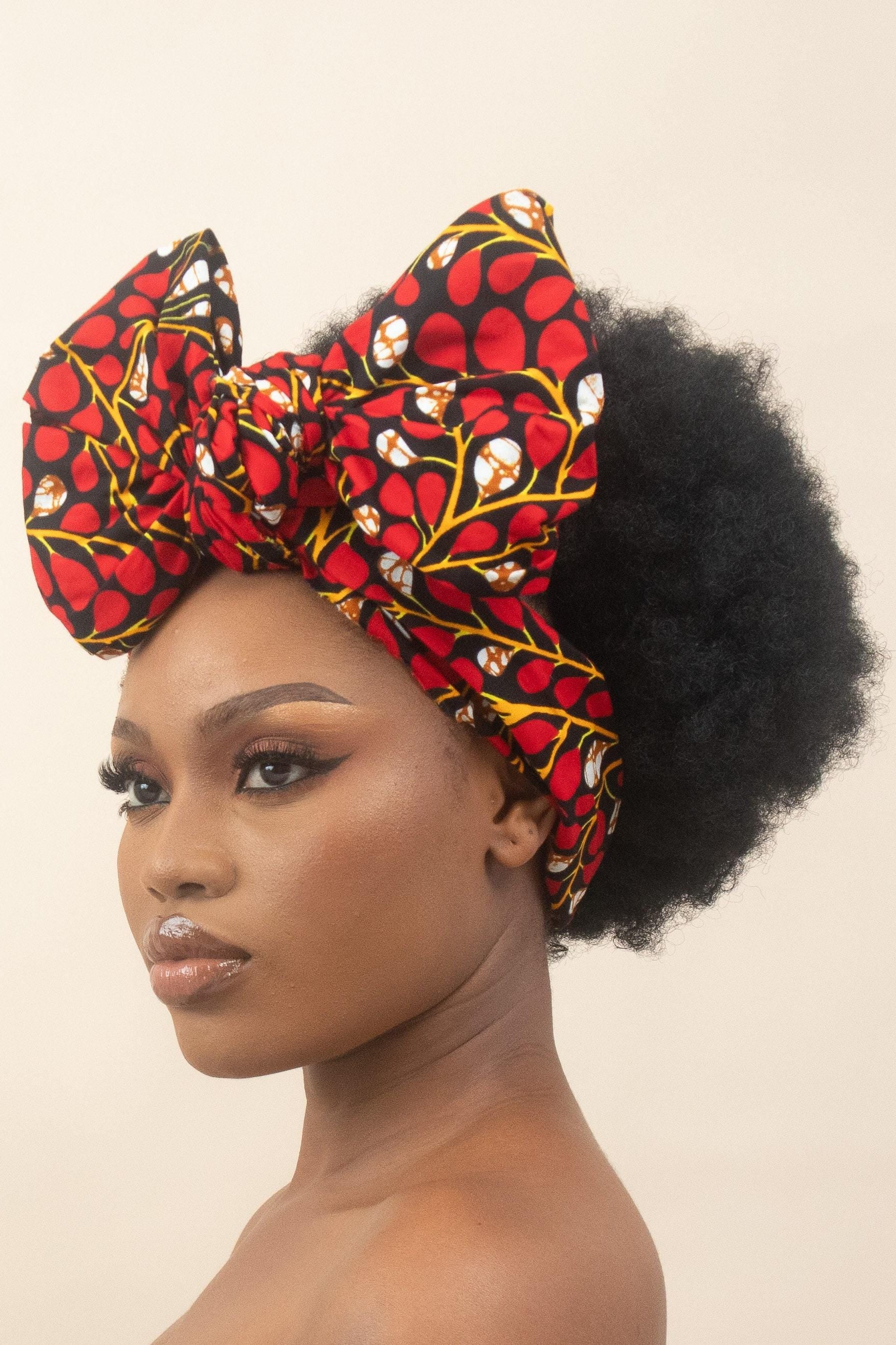 DISEMI Ankara Head Wrap — African print head wrap by Naborhi