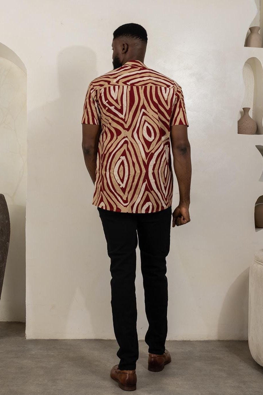 AZERE Ankara Shirt — men's African print clothing by Naborhi