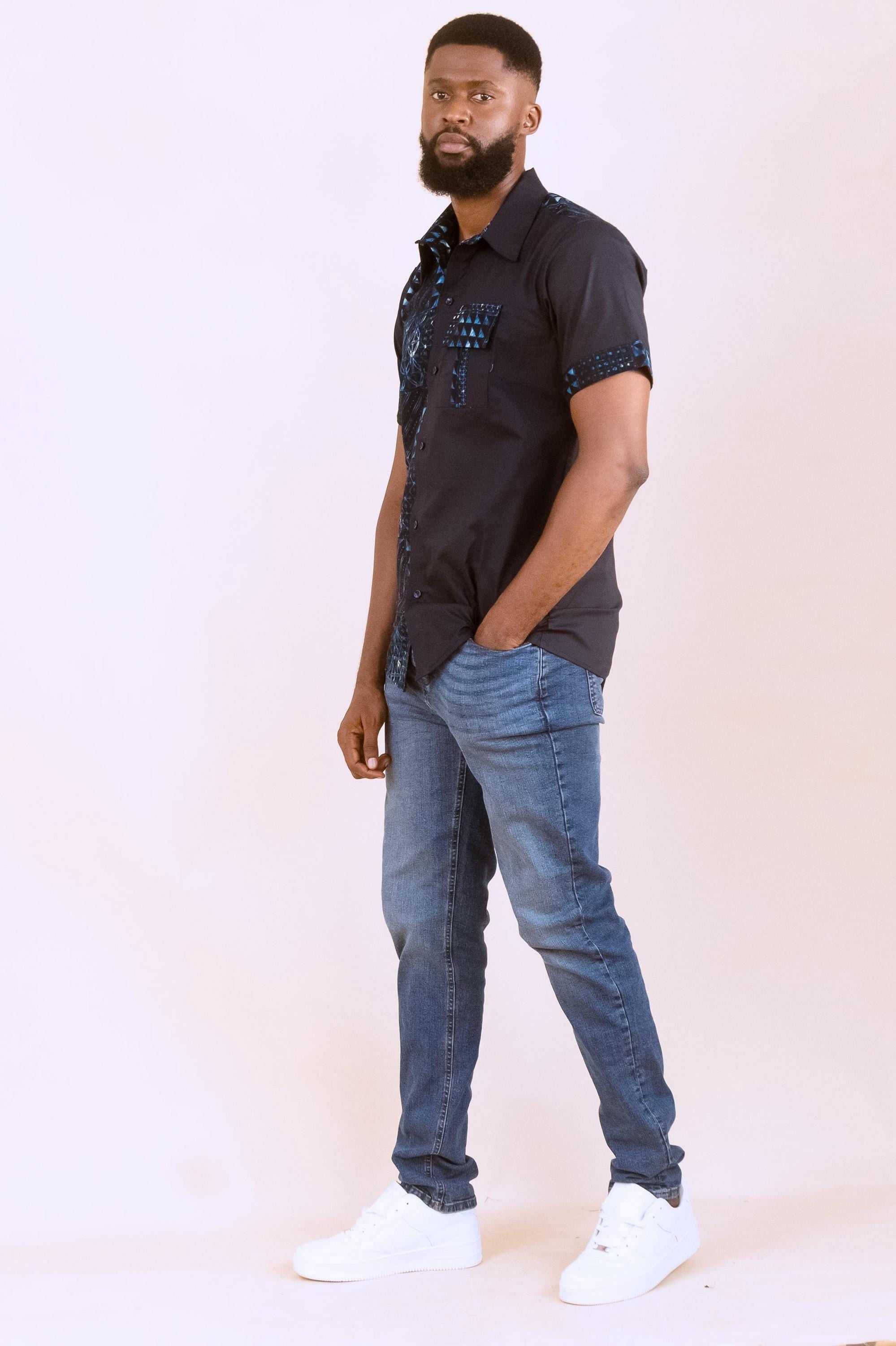 ZANE Ankara Shirt — African print shirt by Naborhi