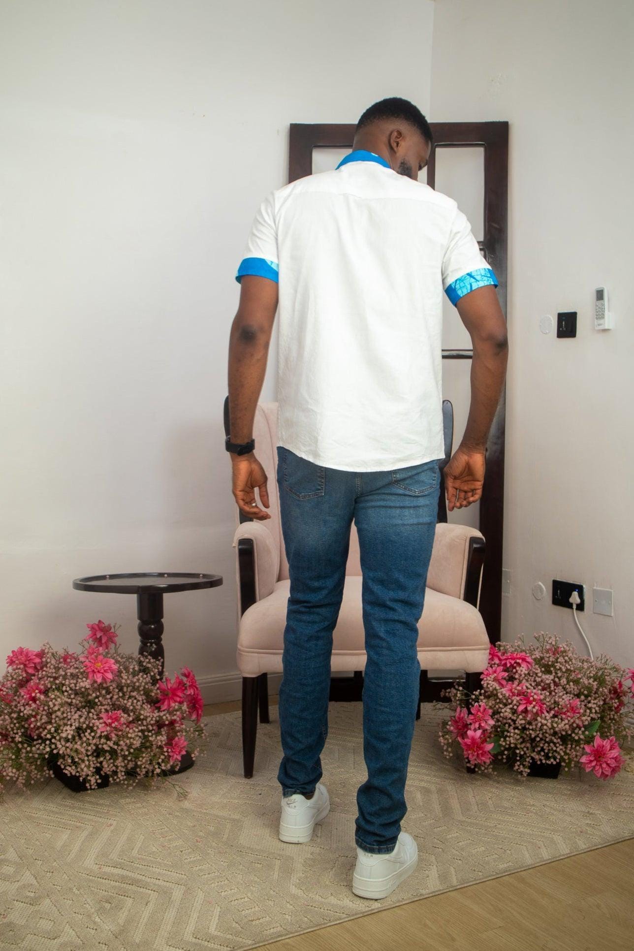 RUWA Ankara Shirt — men's African print clothing by Naborhi