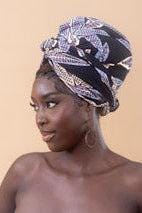 MBALI Ankara Head Wrap detail — handcrafted in Nigeria by Naborhi