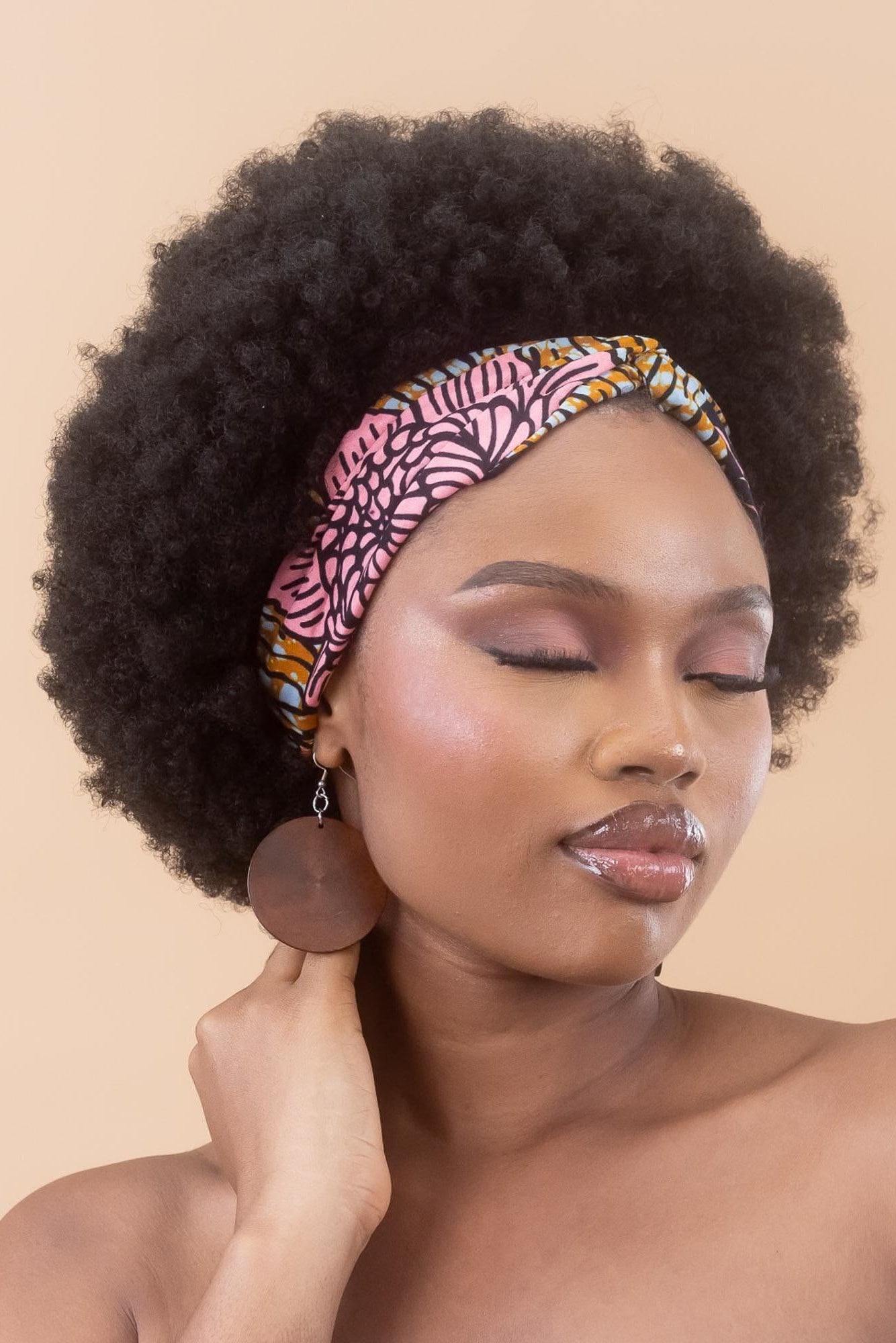SADE Ankara Twist Headband — African print fashion by Naborhi