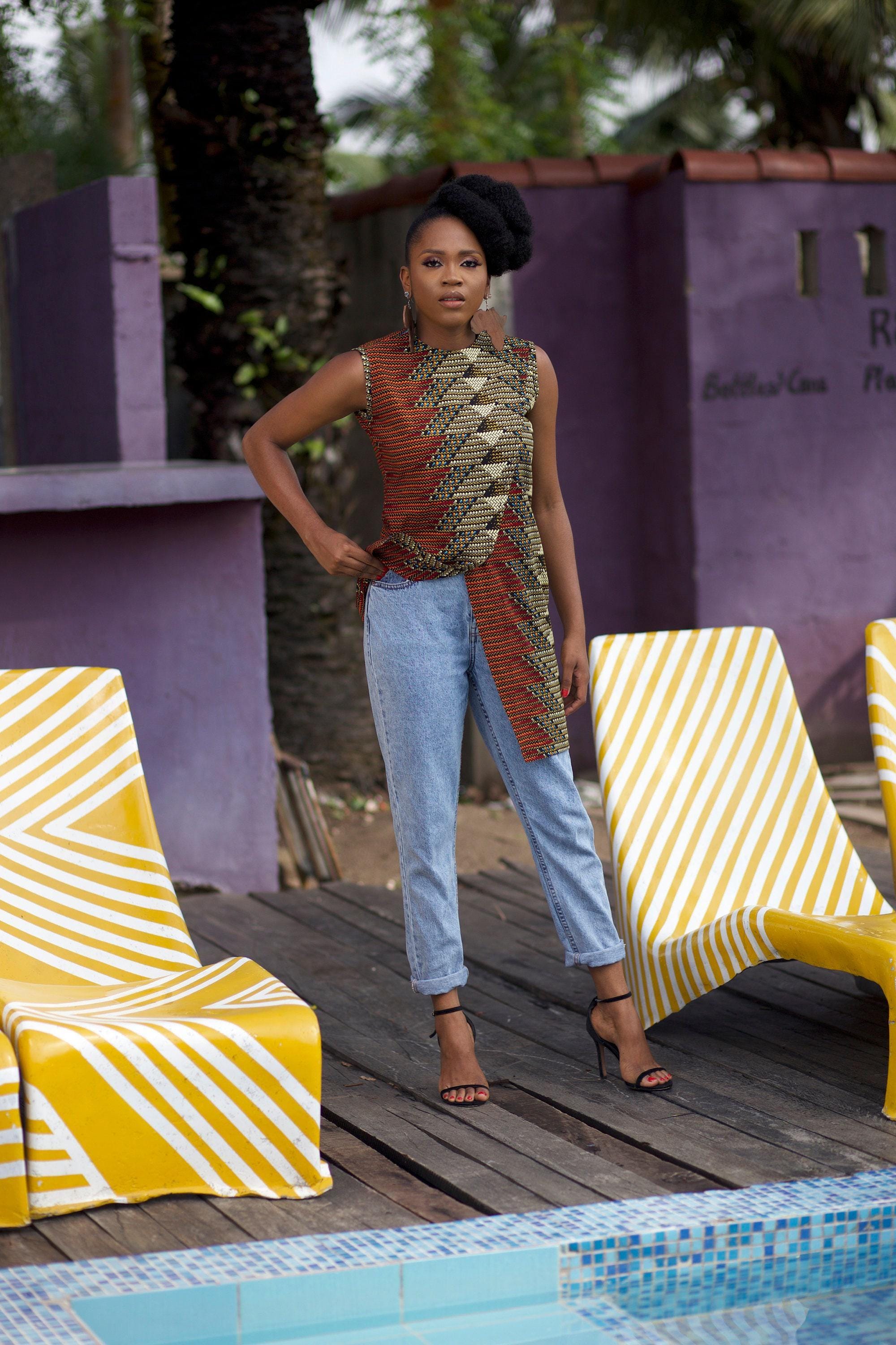 DELE Ankara Tunic Top — Naborhi African print collection