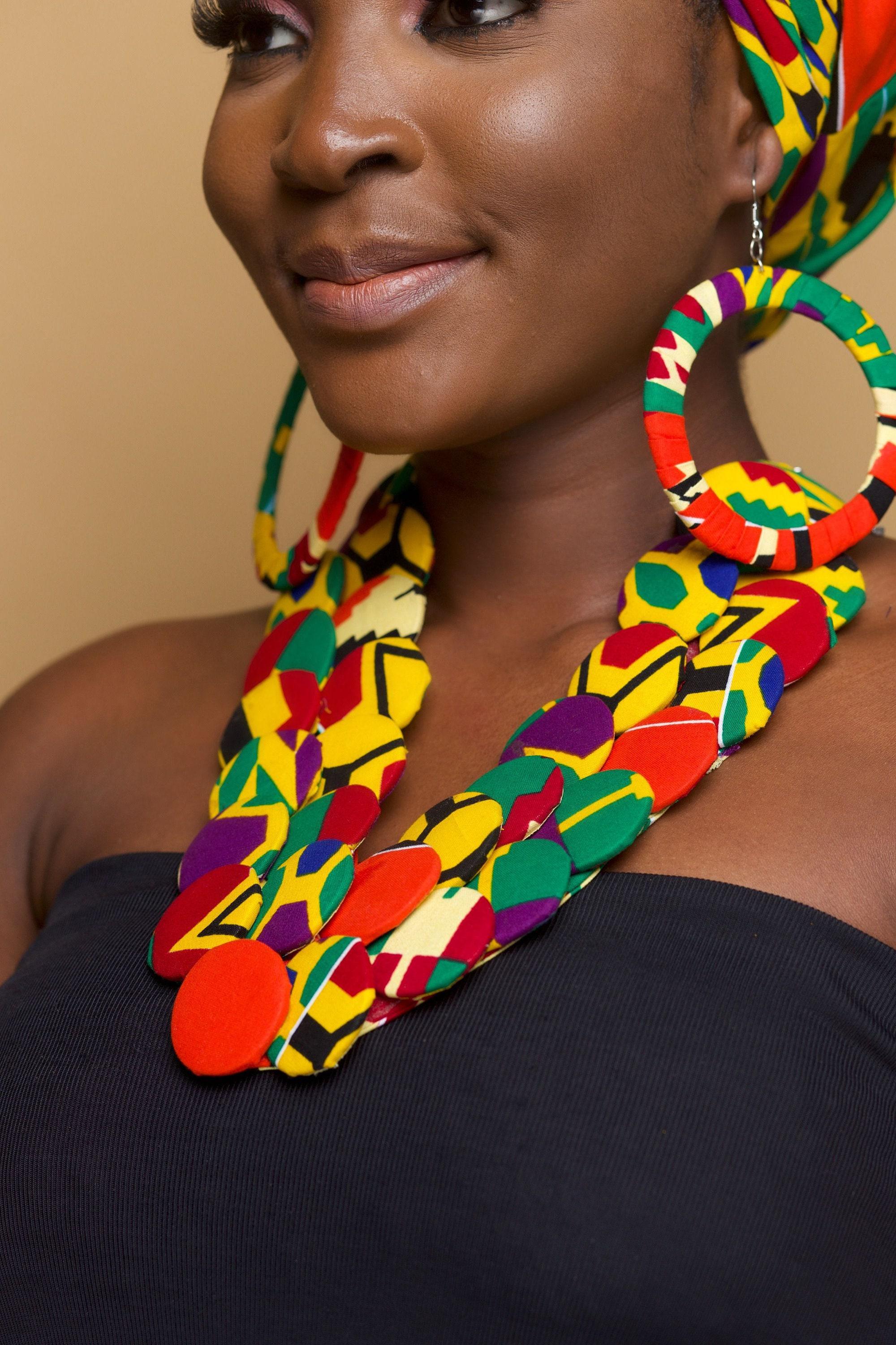 OVIEYA Ankara Head Wrap — African print head wrap by Naborhi