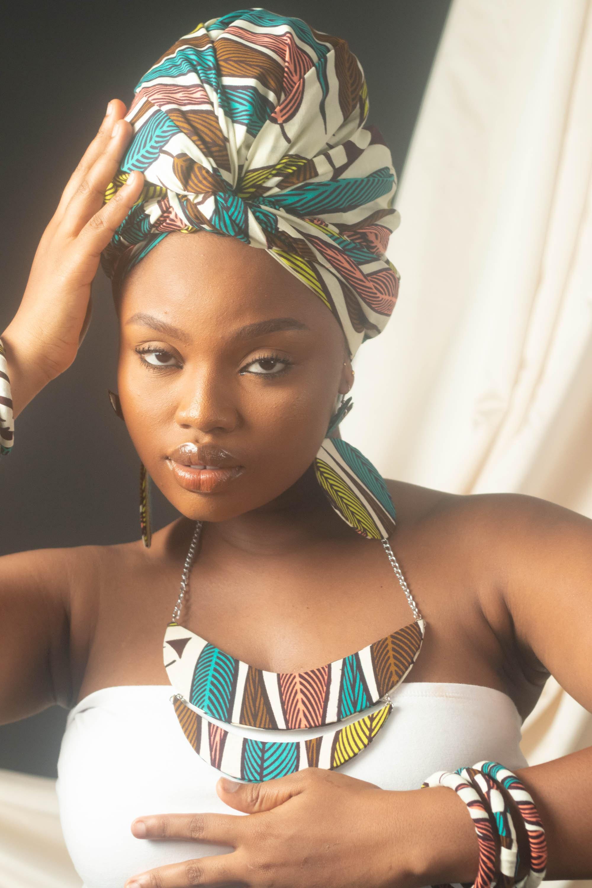 NEVAEH Ankara Head Wrap — Naborhi African print collection