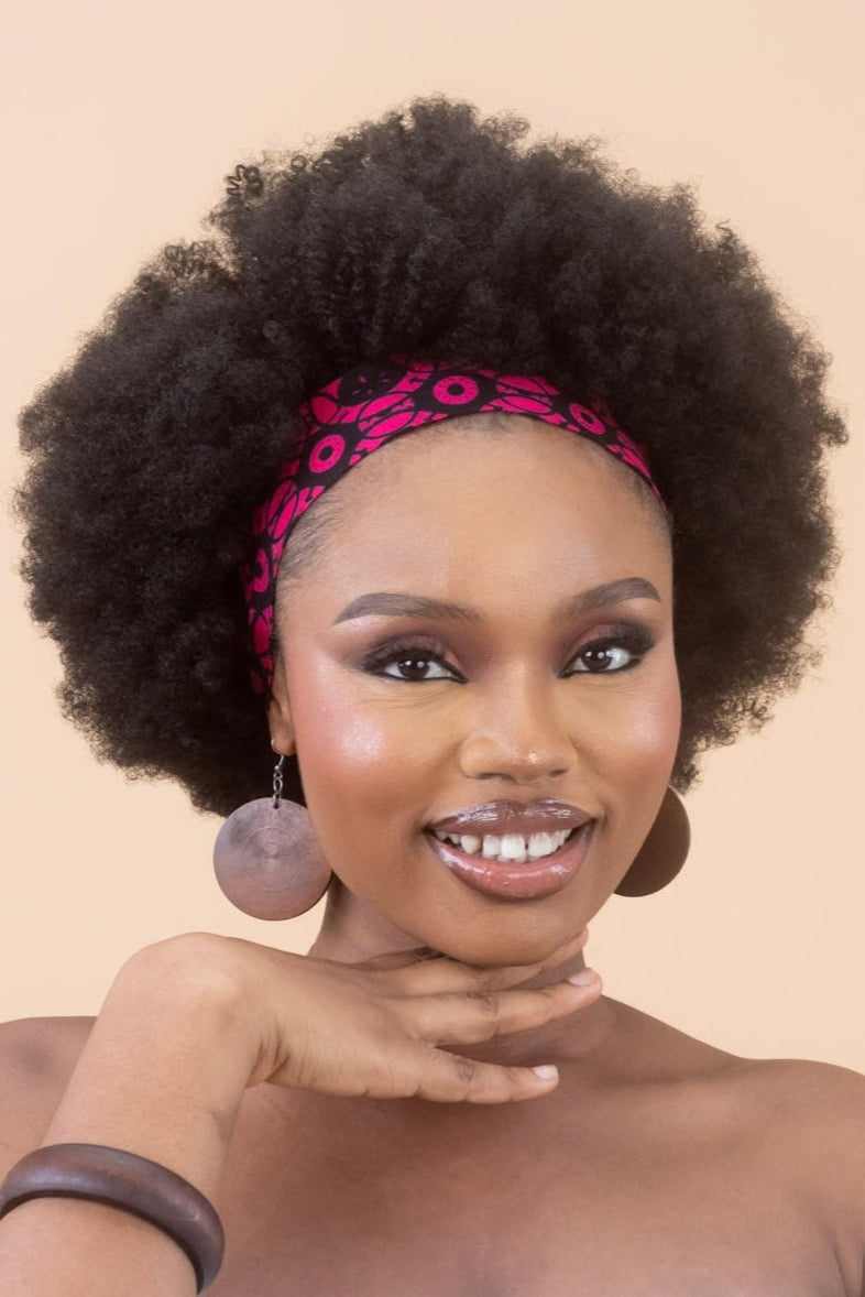 KEYAH – Ankara African Print Plain Headband