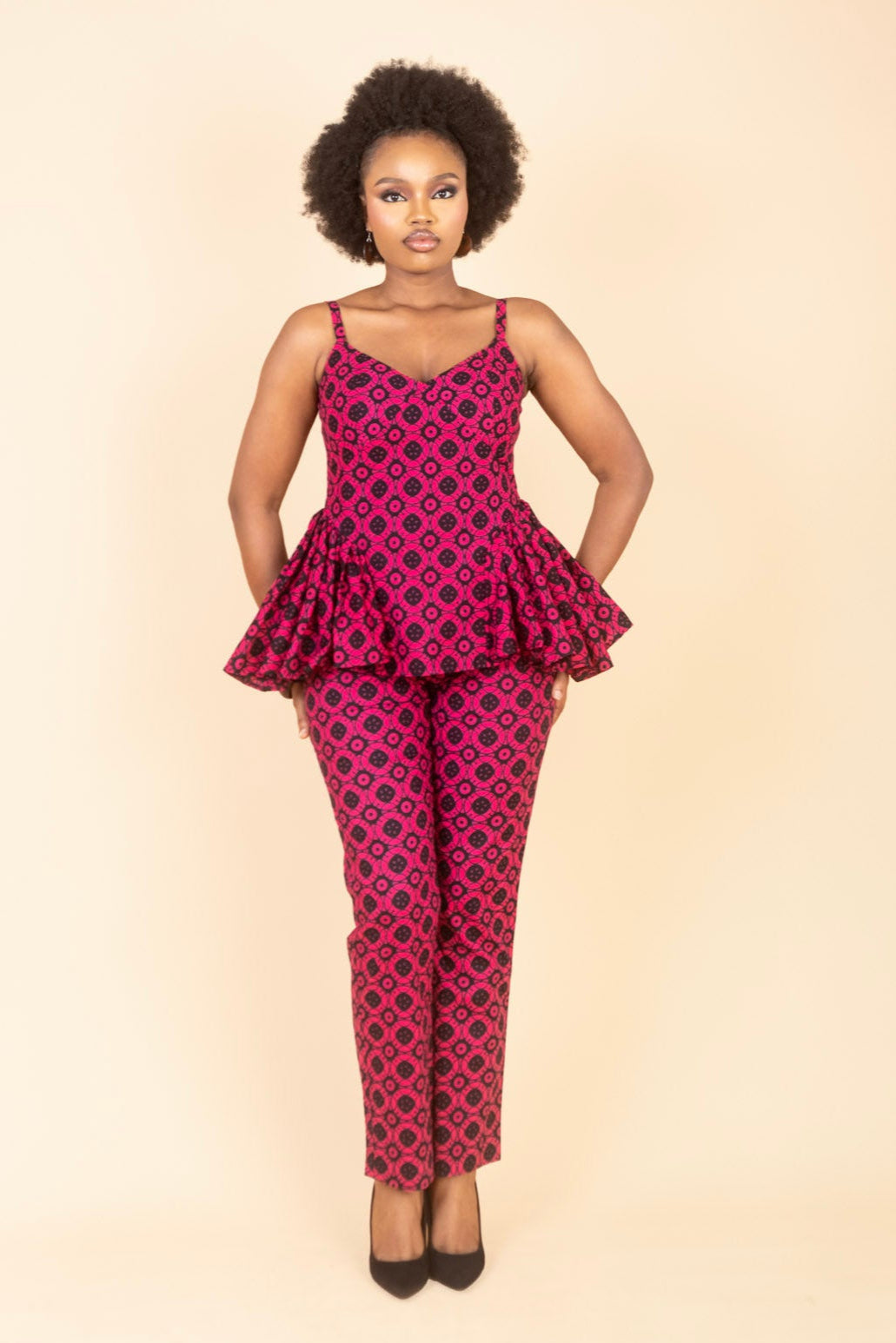 KEYAH – Ankara African Print Tailored Trousers