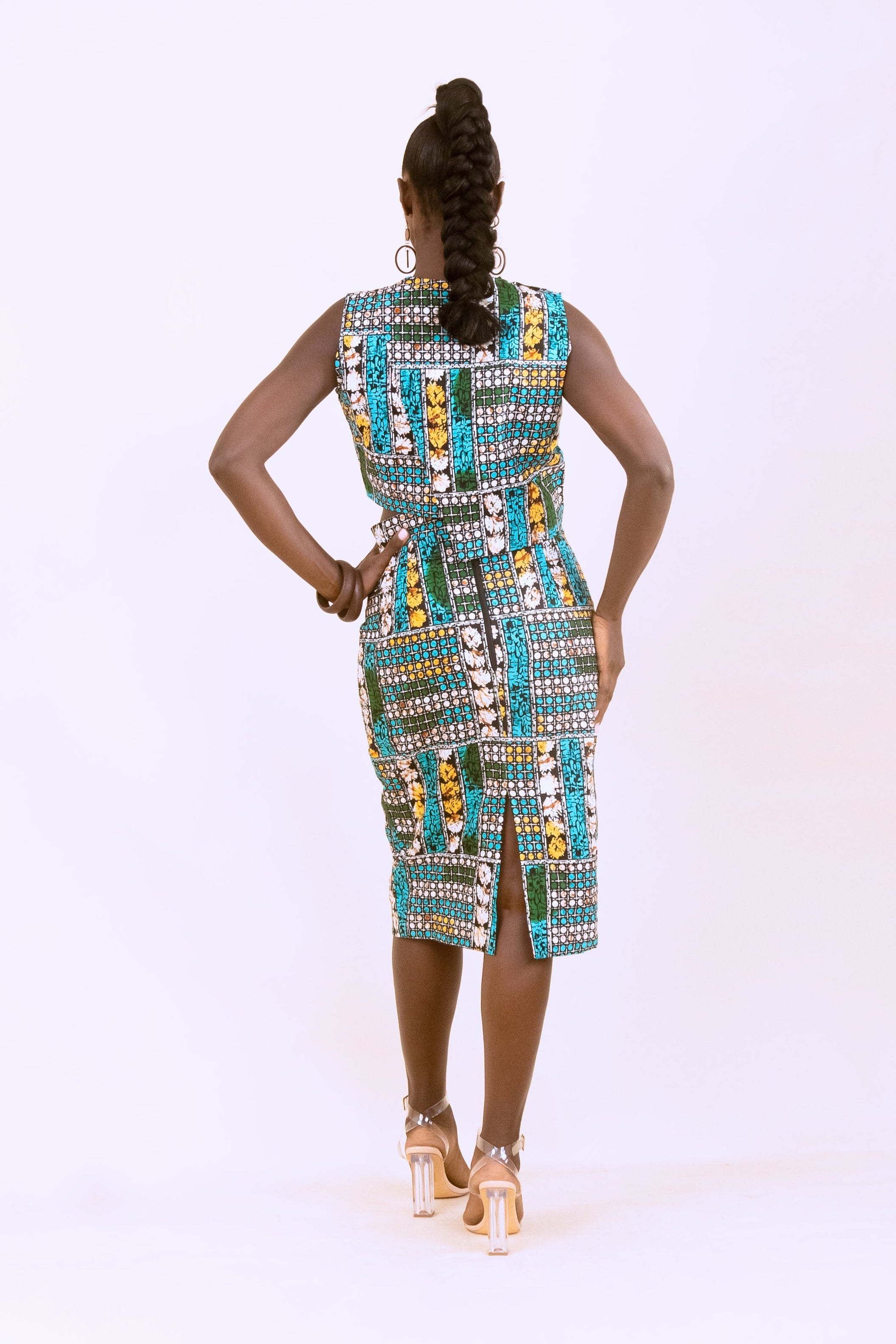 Makeda- Tailored Pencil Skirt