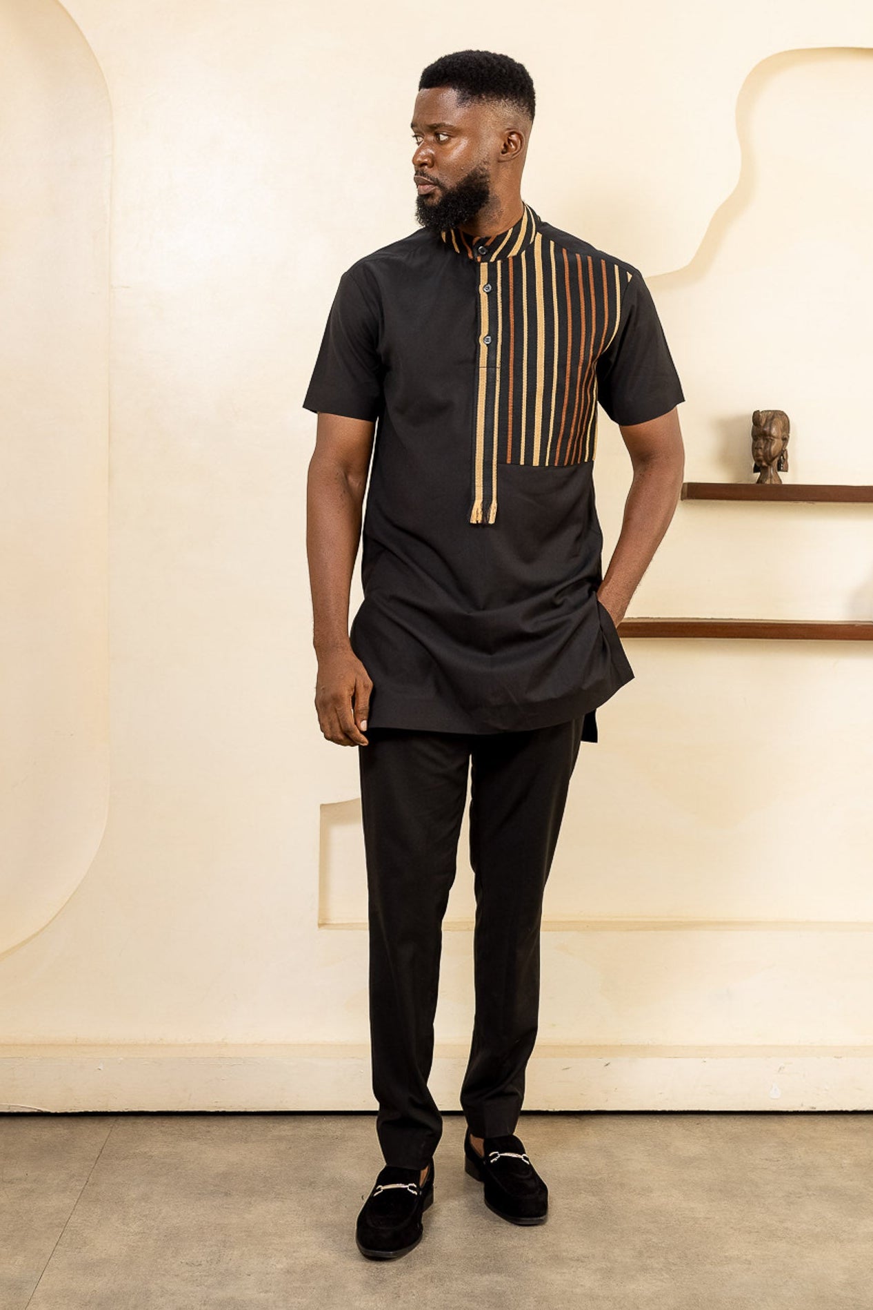 LAYO Aso Oke Senator Suit