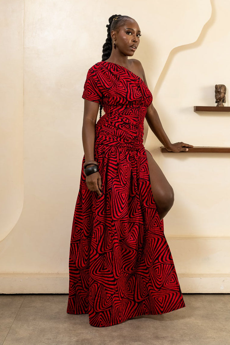 ASA Ankara Maxi Dress - Women