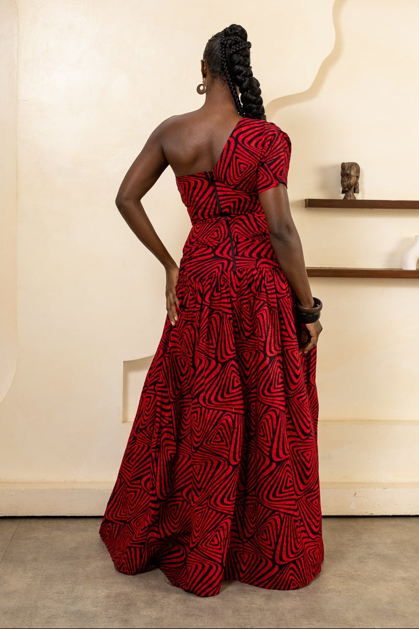 ASA Ankara Maxi Dress - Women