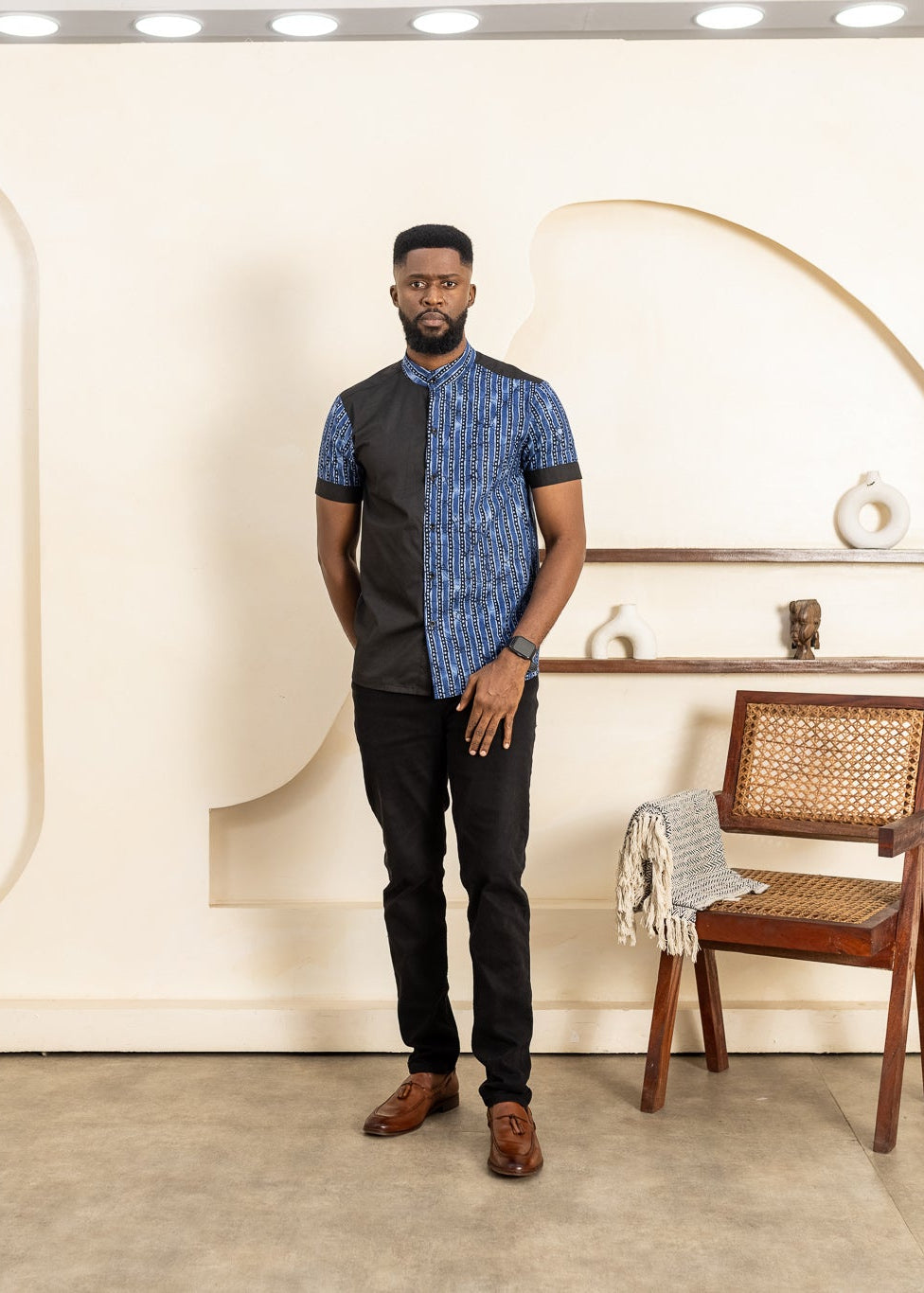 KAYO - Short Sleeve Ankara Shirt