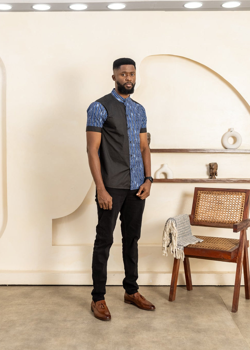 KAYO - Short Sleeve Ankara Shirt