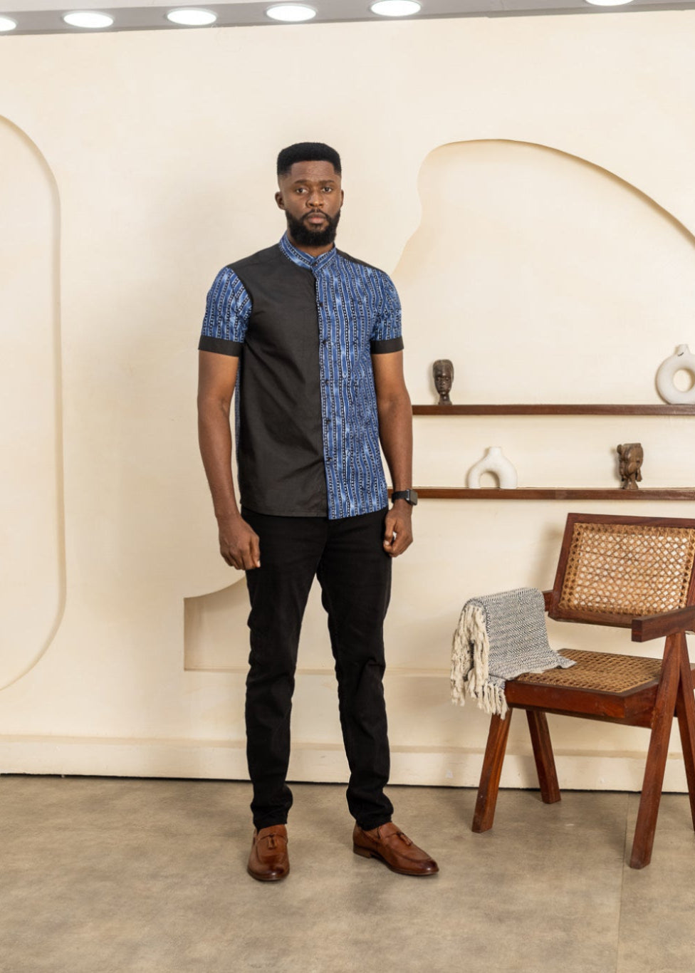 KAYO - Short Sleeve Ankara Shirt