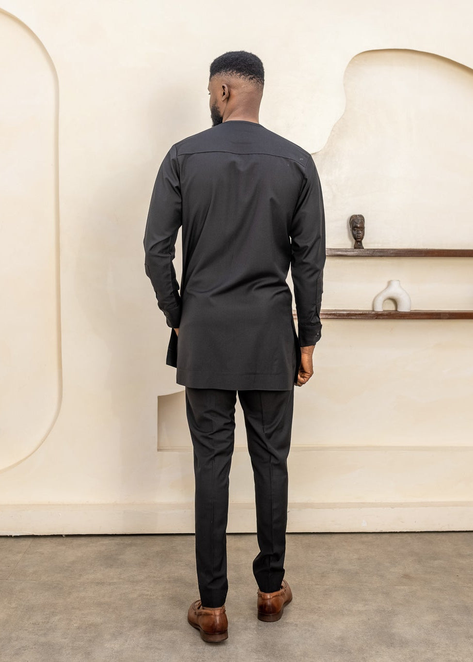 IDIR – Ankara African Print Long Sleeve Suit