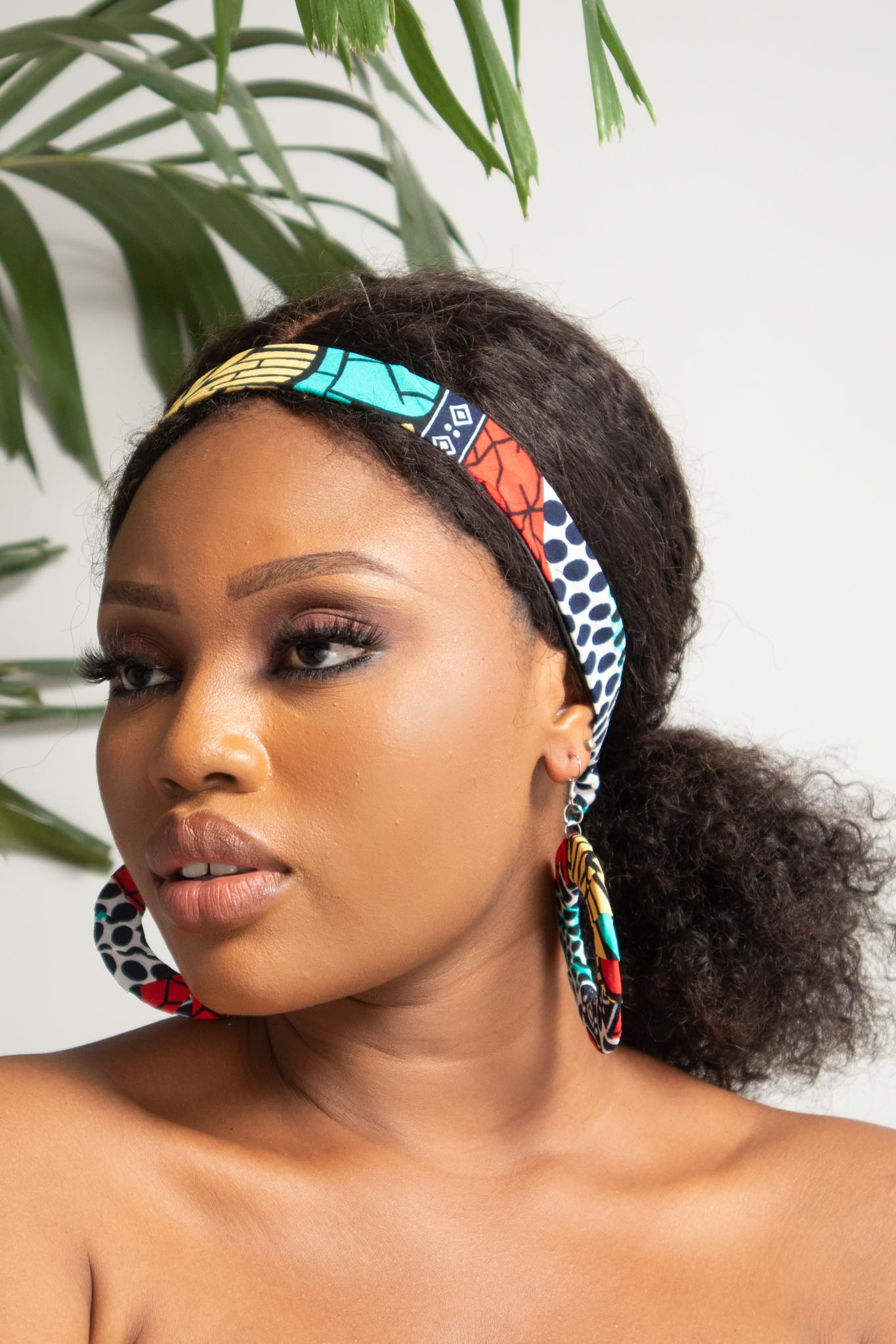 HALIMA African Plain Headband