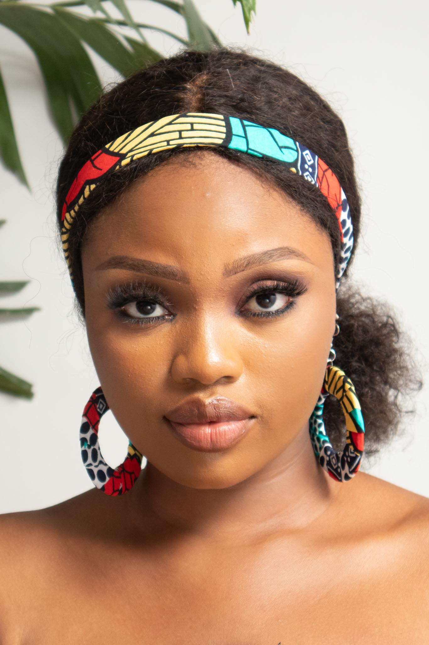 HALIMA African Plain Headband
