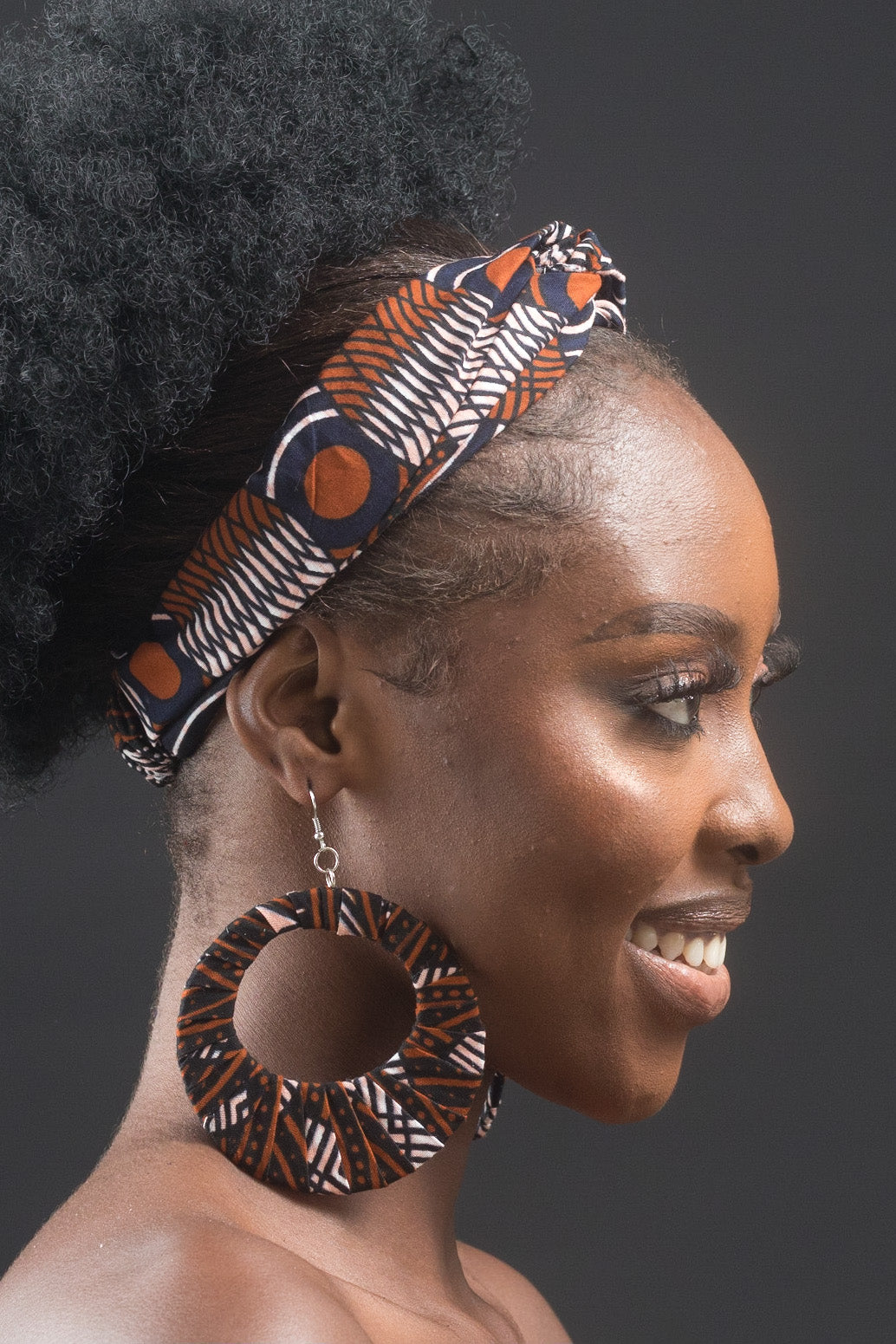 ABIOYE African Print Ankara Hoop Earrings
