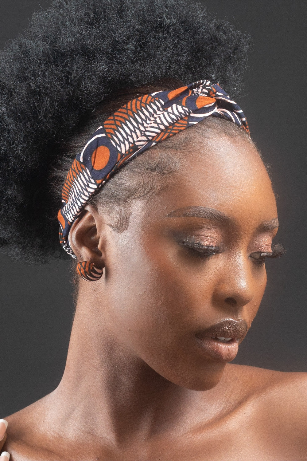 ABIOYE African Print Ankara Button Earrings