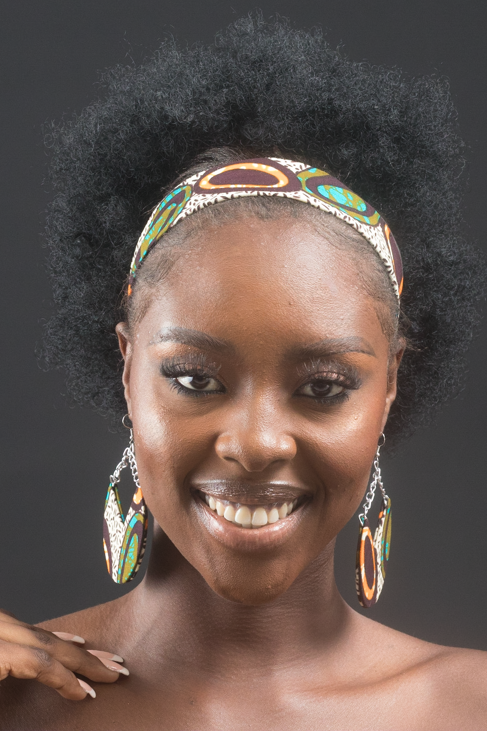 ADEBIYI African Print Ankara Plain Headband